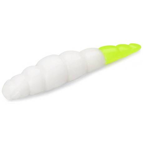 Larva siliconica FISHUP Trout Series Cheese Yochu 4.3cm, culoare 131 White Hot Chartreuse, 8buc/plic