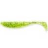 Naluca FISHUP Wizzle Shad 12.5cm, culoare 055 Chartreuse Black, 4buc/plic