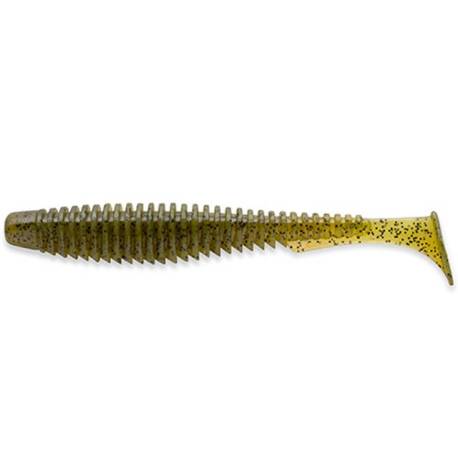 Naluci FISHUP U-Shad 10.1cm, culoare 074 Green Pumpkin Seed, 8buc/plic