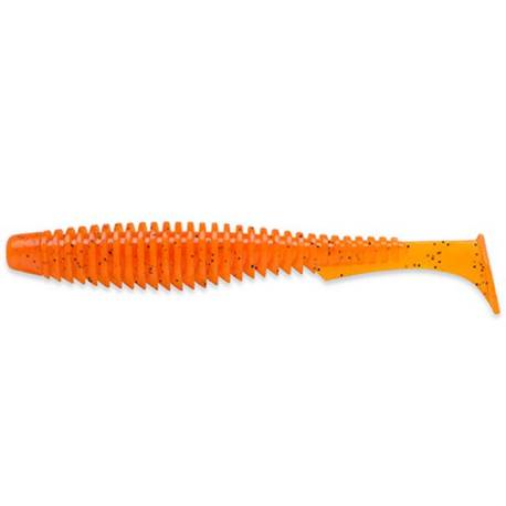 Naluci FISHUP U-Shad 10.1cm, culoare 049 Orange Pumpkin Black, 8buc/plic