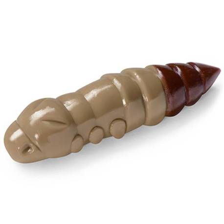 Grub FISHUP Pupa Cheese 3.2cm, culoare 138 Coffee Milk Earthworm