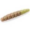 Larva siliconica FISHUP Trout Series Morio Cheese 3.1cm, culoare 137 Coffee Milk Light Olive, 12buc/plic