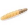 Larva siliconica FISHUP Trout Series Morio Cheese 3.1cm, culoare 136 Cheese Coffee Milk, 12buc/plic