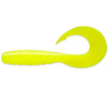 Naluca FISHUP Mighty Grub 13.3cm, culoare 046 Lemon, 4buc/plic