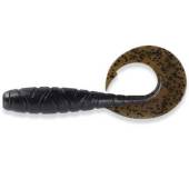 Naluca FISHUP Mighty Grub 13.3cm, culoare 043 Watermelon Brown Black, 4buc/plic