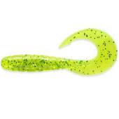 Naluca FISHUP Mighty Grub 10cm, culoare 026 Flo Chartreuse Green, 7buc/plic