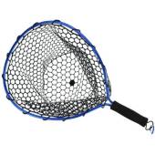 Minciog RTB Rubber Landing Net Black and Blue, plasa 30x35cm, maner 50cm