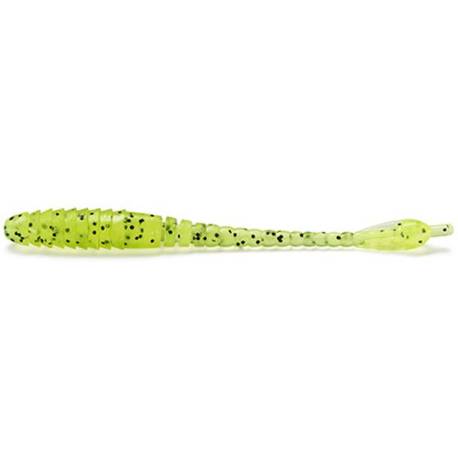 Vierme FISHUP ARW Worm 5.5cm, culoare 055 Chartreuse Black, 12buc/plic