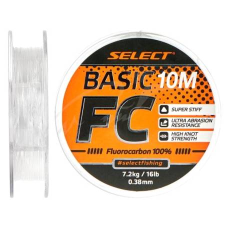 Fir inaintas SELECT Basic FC Fluorocarbon 10m, 0.33mm, 6.0kg