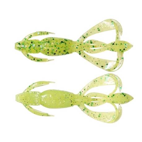 Naluca KEITECH Crazy Flapper 7.1cm, Chart Lime Shad 62T, 8buc/plic