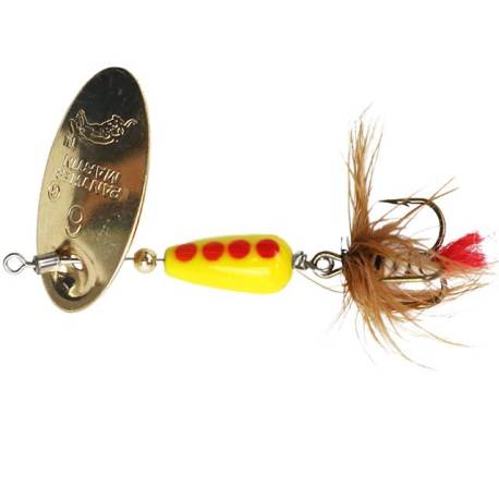 Lingurita rotativa PANTHER MARTIN InLine Swivel Fly nr.2 2.1g Gold Brown