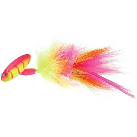 Lingurita rotativa PANTHER MARTIN Muskie MaraBuck 28g Electric Chicken