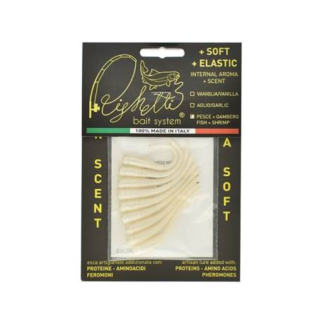 Naluci RIGHETTI Girino Killer X-Soft 6cm Reflex Light White Fish, 9buc/plic