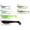 Shad Keitech Swing Impact FAT 8.4cm, Chart Lime 62, 7buc/plic