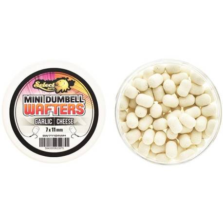 Mini Dumbells Wafters SELECT BAITS, Garlic Cheese, 7x11mm