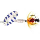 Lingurita rotativa PANTHER MARTIN Classic Pattern nr.2, 2.1g, Salamander Con Mosca Silver Blue