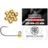 Lesturi pentru jig RTB Tungsten Beads Gold 1.18g, 5.5mm