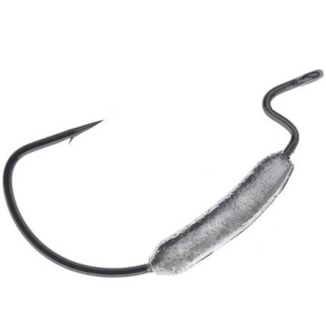 Carlige offset RTB EWG 9004 Weighted Worm Hooks 3/0, 3.5g