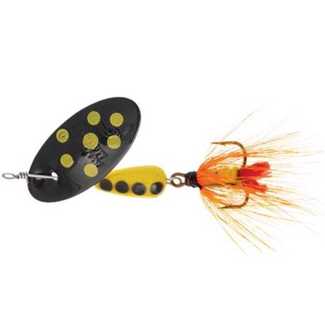 Lingurita rotativa PANTHER MARTIN Classic Dressed Fly nr.2, 2.1g, Black Yellow