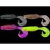 Naluci KEITECH Flapper Grub 10cm, Bubblegum Pink 023, 7 buc/plic