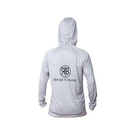 Hanorac RTB UV Long Sleeve Hoodie UPF 50+ Light Grey S