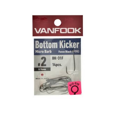 Carlig VANFOOK BK-31F Bottom Kicker, Nr.2, 14buc/plic