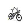 Bicicleta copii 3-5 ani Rich R1405A, roti 14", V-Brake, roti ajutatoare, Negru/Verde