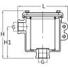 Filtru de apa pentru racirea motorului GUIDI Ionio 1"1/2