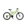 Bicicleta copii MTB-FS RICH Alpin R2449A, roti 24", Verde/Albastru/Portocaliu