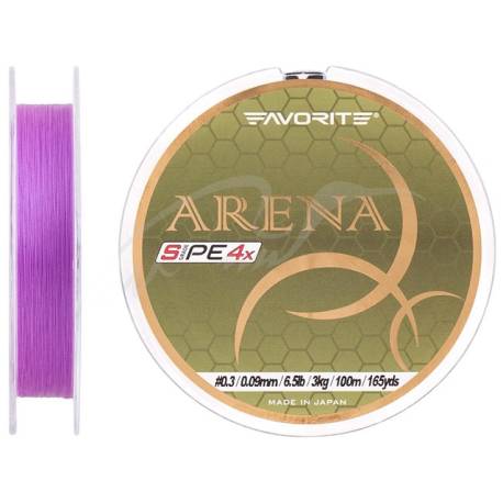 Fir textil FAVORITE Arena PE 4X Purple 100m, 0.071mm, 1.4kg