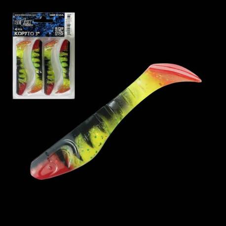 Shad RELAX Kopyto Tiger 7.5cm, culoare TG015R, 4buc/blister