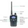 Statie radio portabila PNI PMR R45 PRO 446MHz, 0.5W, 99 canale programabile