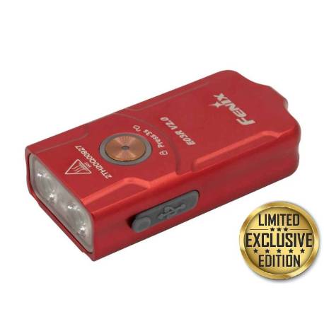 Lanternă EDC FENIX E03R V2.0 500 Lumeni, 90 Metri, Limited Edition, Red Rose