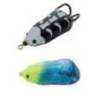 Broasca TIEMCO Vajra Frog HSP-55 Hooking Special 5.5cm, 16.5g, 18 Yellow Head/Blue Glitter