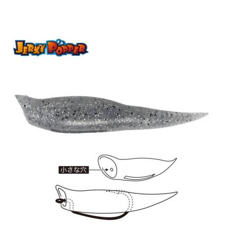 Naluca TIEMCO Jerky Popper Eco 8.3cm, 6g, culoare 21 Baitfish, 3buc/plic