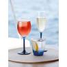 Set 6 pahare pentru vin Ecozen MARINE BUSINESS Party Blue, diametrul 75mm