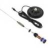 Kit statie radio CB President Martin ASC + antena CB PNI ML70, lungime 70cm