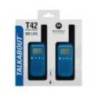 Set 2 statii radio PMR portabile MOTOROLA Talkabout T42 Blue + cadou sticky pad blue