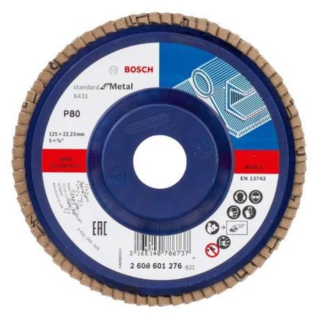 Disc pentru slefuire BOSCH, mediu, 150mm, prindere cu scai