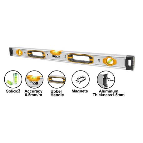 Boloboc magnetic industrial INGCO HSL38120M, 120cm