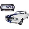 Macheta auto FORD Mustang GT350R (1965) 1:18 alb-albastru