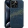 Husa smartphone PITAKA StarPeak MagEZ Case 4, Aramida 1500D, pentru iPhone 15 Pro Max, compatibila MagSafe