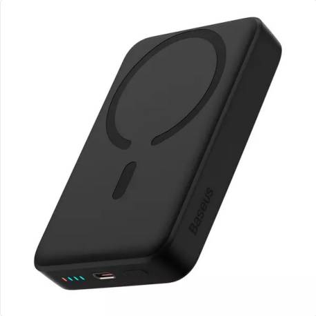 Baterie externa BASEUS Magnetic Mini, 10000 mAh, 30W, Wireless Fast Charge Negru