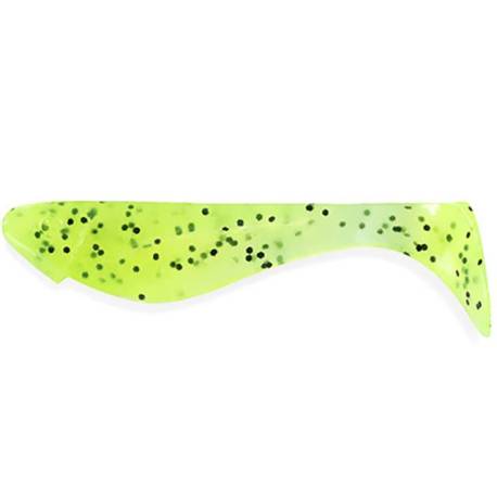 Shad FISHUP Wizzy 3.8cm, culoare 055 Chartreuse Black, 10buc/plic