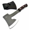 Full tang teflon coating blade, camp hunter hatchet, micarta scales MUELA RAPTOR