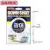 Montura drop shot DAMIKI Downshot 100cm 5/0 3buc/set