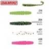 Grub DAMIKI Hameru Curly Tail 5cm, 438 Hot Pink, 12buc/plic