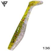 Naluca KP BAITS Original Shad 6.35cm, culoare 136 Glow, 5buc/plic