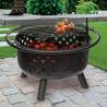 Incalzitor terasa LANDMANN Crossfire Outdoor Firepit, 75x59cm