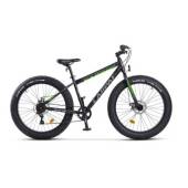 Bicicleta Fat Bike CARPAT Aventus C26217A, roti 26", Negru/Gri/Verde